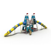Aire de jeux Triangle Rope Adventure Tower avec Rocket Tower