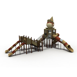 Enfants en plein air Puppet Castle Kids Playground pour l'aventure