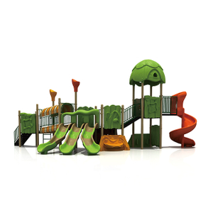 Équipement extérieur de terrain de jeu de forêt verte d'enfants pour l'école maternelle
