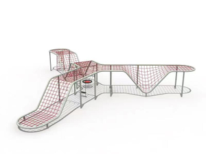 Parc pour enfants aire de jeux pour l'exercice avec corde d'escalade