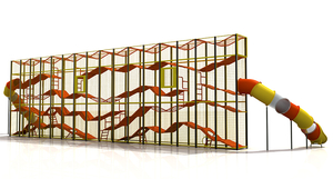 Échelles d'escalade de cage de terrain de jeu extérieur Adventure Park pour enfants