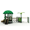 Aire de jeux pour enfants d'âge préscolaire avec toboggan extérieur pour parc