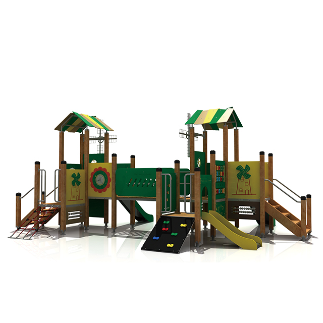 Jouet de divertissement extérieur de terrain de jeu de HDPE pour le parc d'attractions